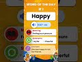 Do You Know This English Word? 🤔 | HAPPY | Day #001 | DSC & TET Vocabulary