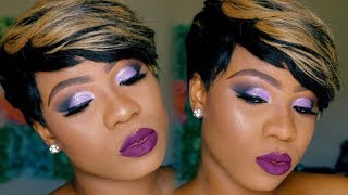 Purple Fall Makeup Tutorial | Vampy Makeup | MakeupbyJayTee