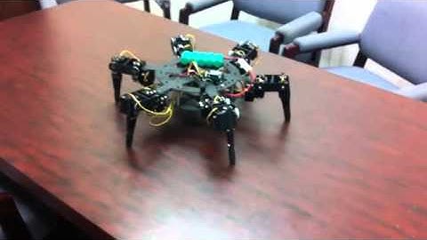 Hexapod Walking Robot-Wave Gait-Duty Factor 0.75