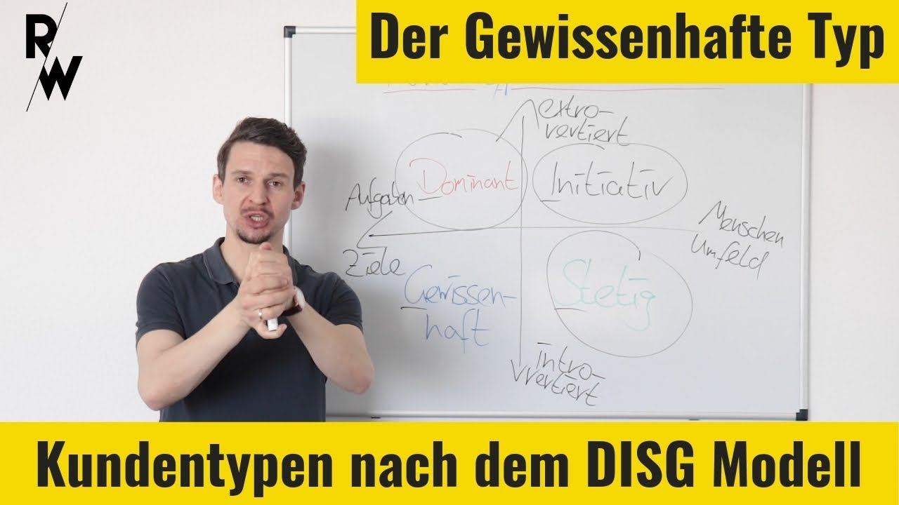 Verkaufsgespräch: Kundentypen nach dem DISG Modell - der Gewissenhafte Typ