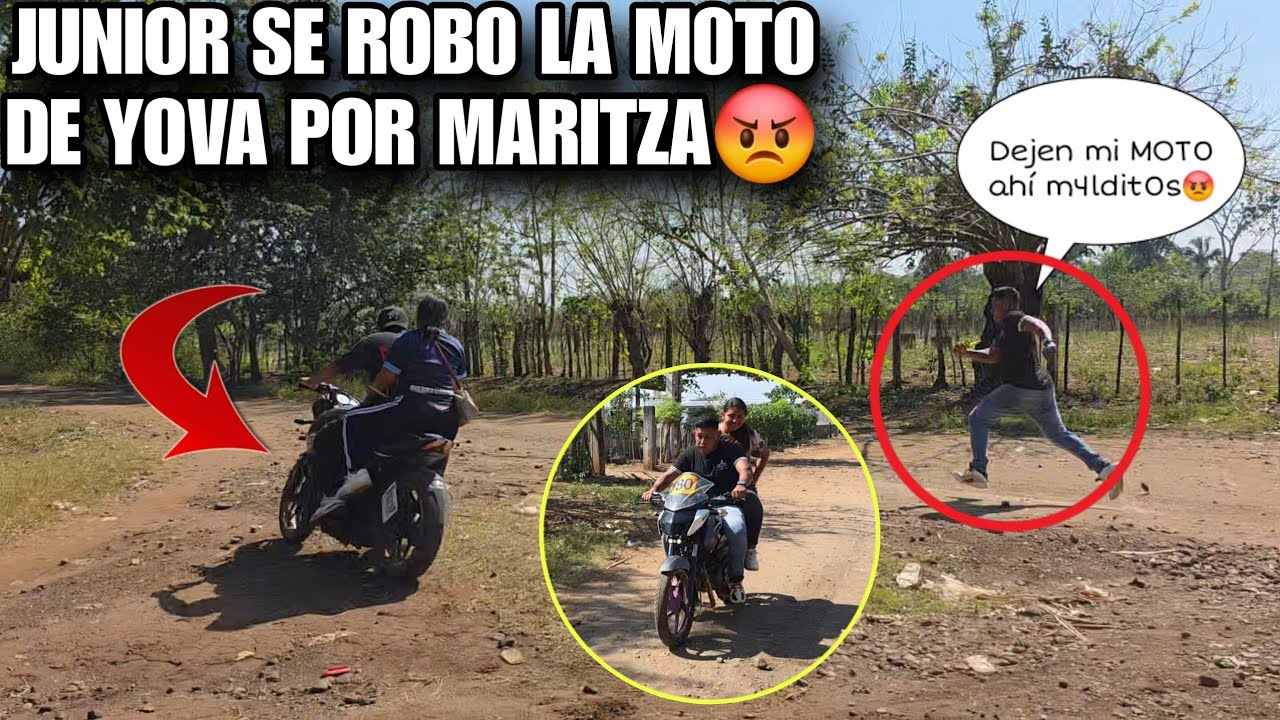 MARITZA Y JUNIOR Rob4ron La MOT0 De YOVA😡El Empvtado Los Persigui0 Con M4chet3 En Mano😱Tienes Que Ve