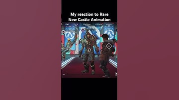 My Reaction To Rare New Castle Animation #apexlegends