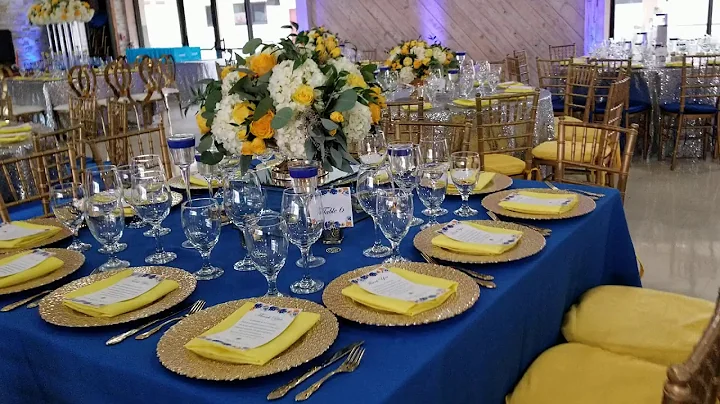 Royal Blue and Yellow Gala