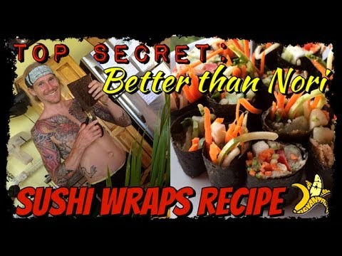 TRA "Better than Nori" Raw Vegan Sushi Wraps Recipe