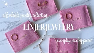LINJER | affordable jewelry haul + review, sustainable jewelry, minimal and dainty pieces! by Cleo Natalie 322 views 6 months ago 11 minutes, 4 seconds