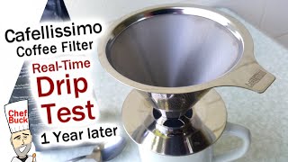 Cafellissimo Filter Drip Test - Easy Pour Over Coffee Filter