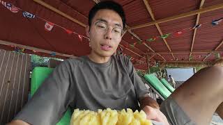 Trying my self-cut pineapple - 2026.04.30