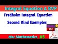 Fredholm Integral Equation Example  | Msc Math Integral Equation| Homogeneous Integral Equation