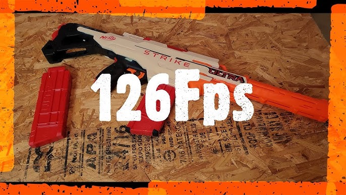 Added a LOT of speed to the Nerf Ultra Speed. 9.6v is way better