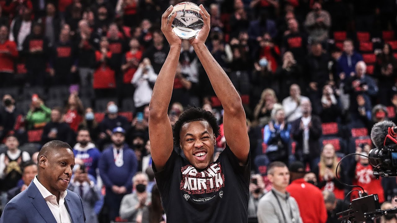 Barnes Rookie Of The Year 2022 NBA Toronto Raptors Roty