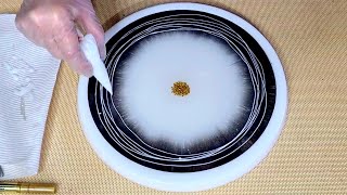 #1325 Beautiful 3D Flower Effects In This Resin Platter