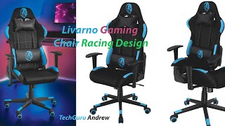 Livarno Home Gaming Chair Racing Design - YouTube