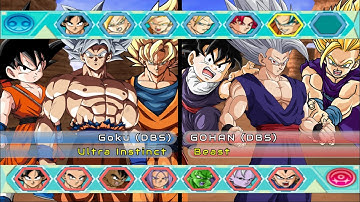 Goku Forms and Versions VS Gohan Forms and Versions - Dragon Ball Z Budokai Tenkaichi 4