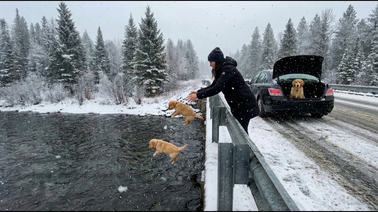 She Threw Them Off the Bridge🐶 | Heartwarming Rescue Story