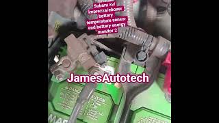 Subaru xv/imprezza/eboxer battery temperature sensor and battery energy module 2  location #subaru