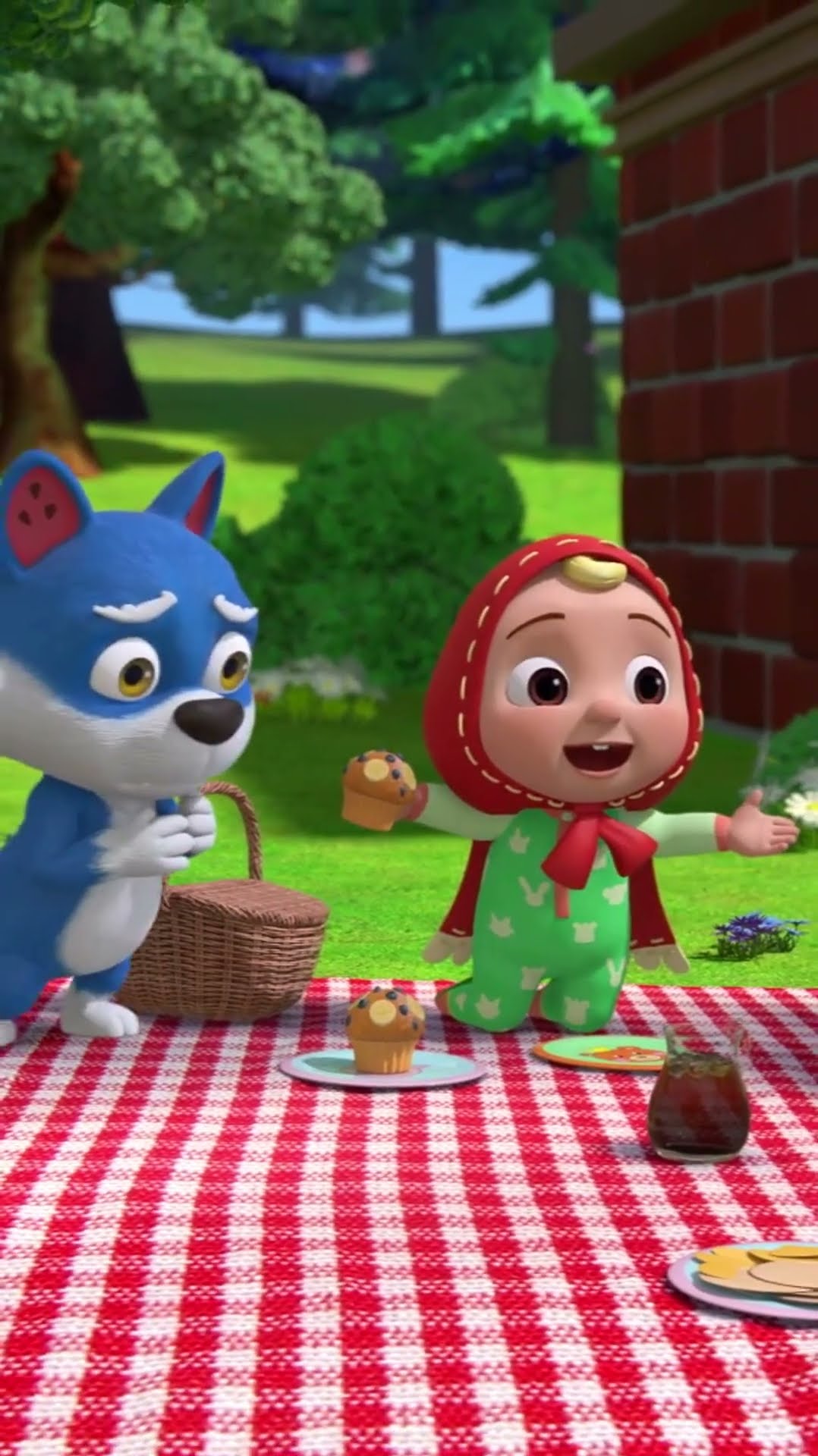 Little Red Picnic ? #CoComelon #AnimalTime #shorts