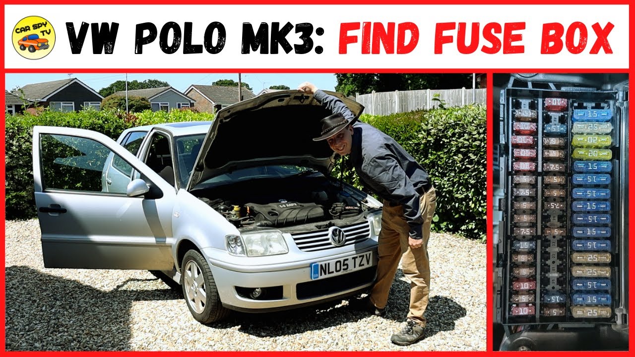 Volkswagen Polo Mk3: How To Find Fuse Box (VW Polo 6N2) 