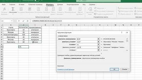 Формула СУММЕСЛИМН