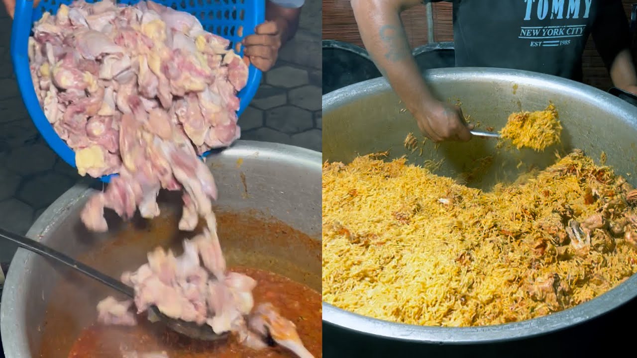Chicken Biryani Making Auto Biryani Kovilambakkam Bulk Biryani
