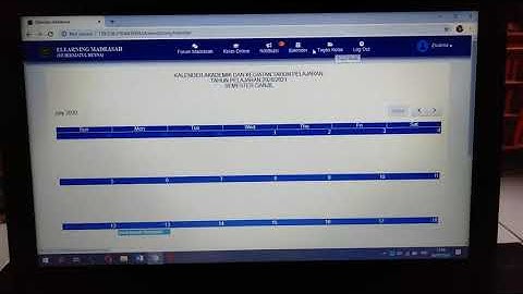 CARA SISWA LOGIN APLIKASI E-LEARNING MADRASAH DARI LAPTOP