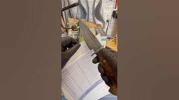 Damascus Knife Sharpening