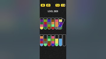 water sort puzzle level 2929