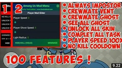 Mod among us V2020 11.17a|No Ban 100%|Among us citter|
