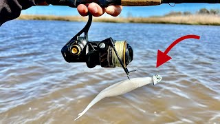 Fishing A 7 Inch Zoom Fluke On Deep Tidal Ledges For Striped Bass & More