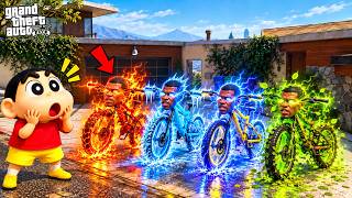 Shinchan Found SECRET Elemental Cycles to Save Franklin in GTA 5!