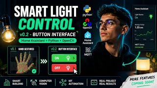 Control Smart Lights with ON/OFF Buttons | Home Assistant + Python