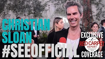 Christian Sloan interviewed at the "See" original series Premiere coming to Apple TV+ 11/1