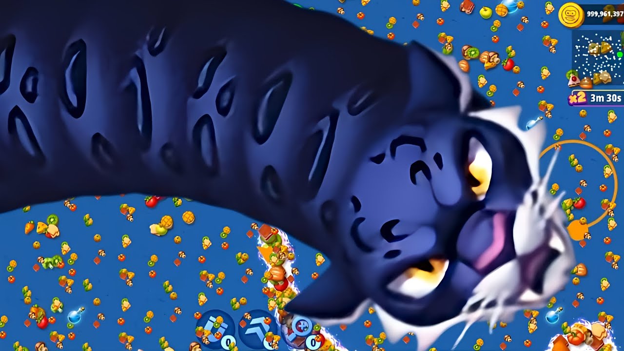 🐍 worms zone.io/ giants slither snake top 01 ❤️| Saap wala game 😱| 