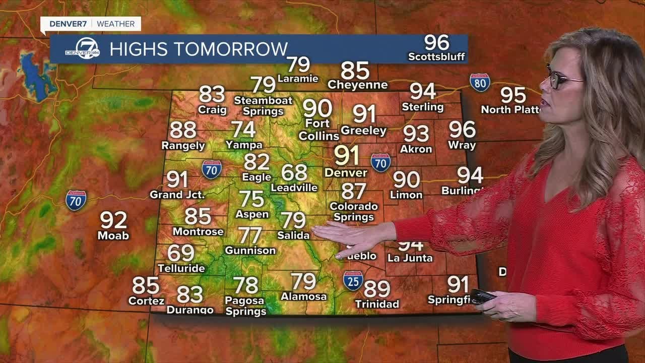 A warm start to the week with highs near 90 degrees - YouTube