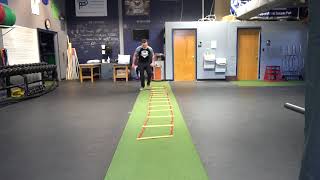 Agility Ladder   1 in 2 out Forward