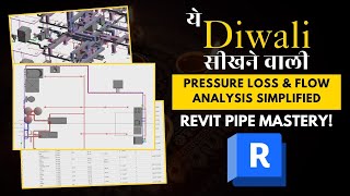 REVIT Tutorial || Pipe System Check, Pressure Loss & Flow Analysis Made Easy