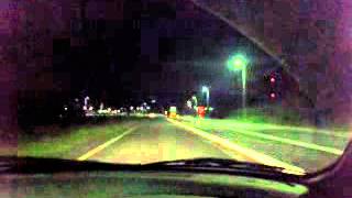 US 7/Ethan Allen Hwy (southbound): Exit 2 to VT 7A/Northside & Kocher Drs (night)