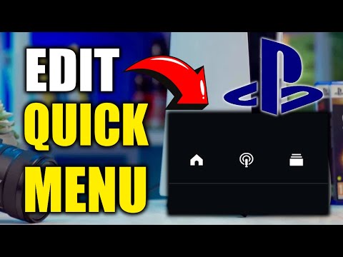 How to Edit Quick Menu See Hidden Controls on PS5 Console Best Method
