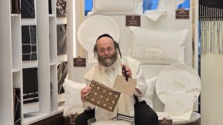 Introducing The Seder Saver — a revolution in space-saving practicality keeps your table organized.