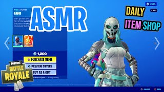 ASMR Fortnite RARE Zadie Skin Metal Masq Bundle! Daily Item Shop Update 🎮🎧 Relaxing Whispering 😴💤 screenshot 3