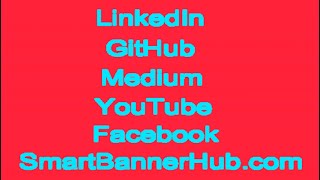 Create LinkedIn, Medium, YouTube, GitHub & Facebook Banners in Seconds | SmartBannerHub.com