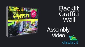 How to Assemble a Graffiti Backlit Trade Show Display