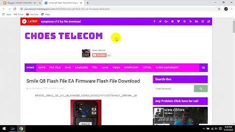 Smile Q8 EA Firmware Flash File Download