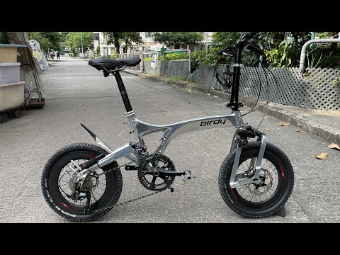 YouTube Birdy 3 R 大改XShifter 無線電子變速 RIDEA Headset+鋼軸轉點+泥板+前後水架碼+雙坐管夾+手筒+頭柱蓋&夾，MKS 快拆腳踏，Multi-S 前後避震