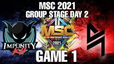 BLACKLIST VS IMPUNITY KH [GAME 1] | MSC 2021