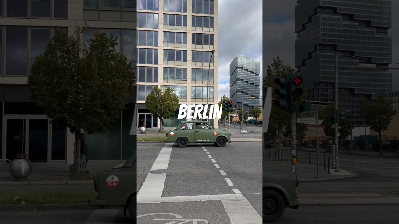They still rock the Trabant cars in Berlin.. 