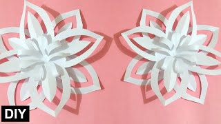 Como fazer Flor de Papel para Decoração Fácil - Paper Flower DIY