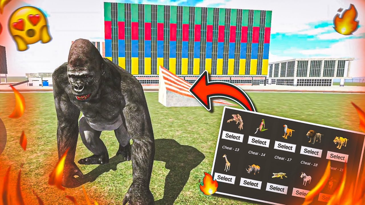🦍Animal कैसे add करे ✅️|| How to add animal in indian bike driving 3D ||