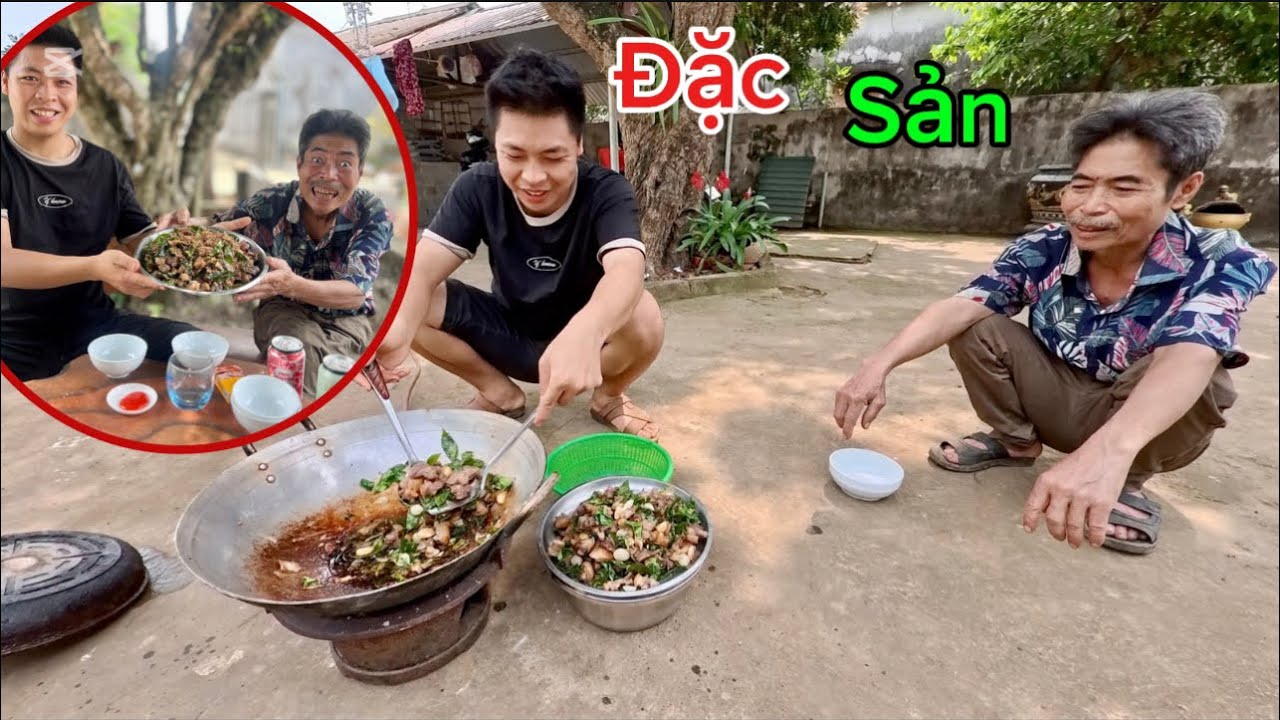 Đặc Sản Dê Núi Chao Tỏi Ninh Bình Ăn Mừng Khởi Công Nồi Cao Ban Long Tại Nhà Huy Anh TV