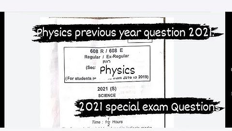 +2 Board Physics Question paper 2021 || CHSE board previous year physics questions|| chse Odisha