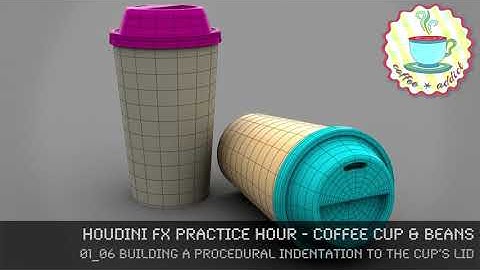 CoffeeCup - 01_06 Building a procedural Indentation to the Cup’s Lid